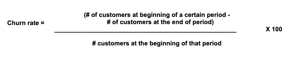 churn formula