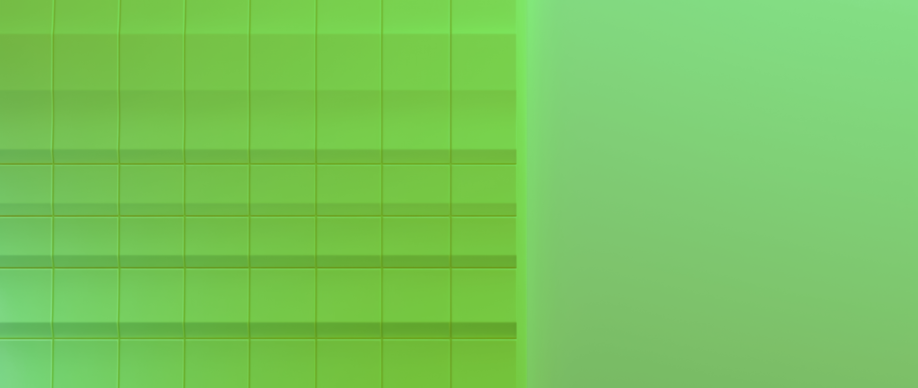 a green screen with square geometric shapes: contribution format income statement