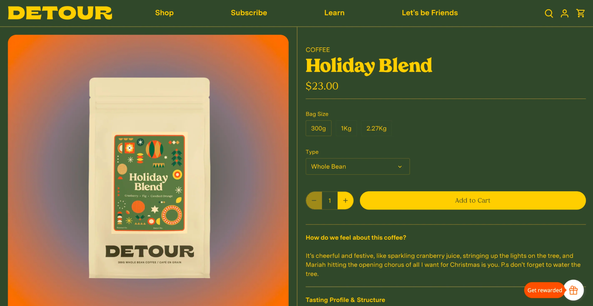 Coffee brand Detour’s holiday blend product launched for the holiday season