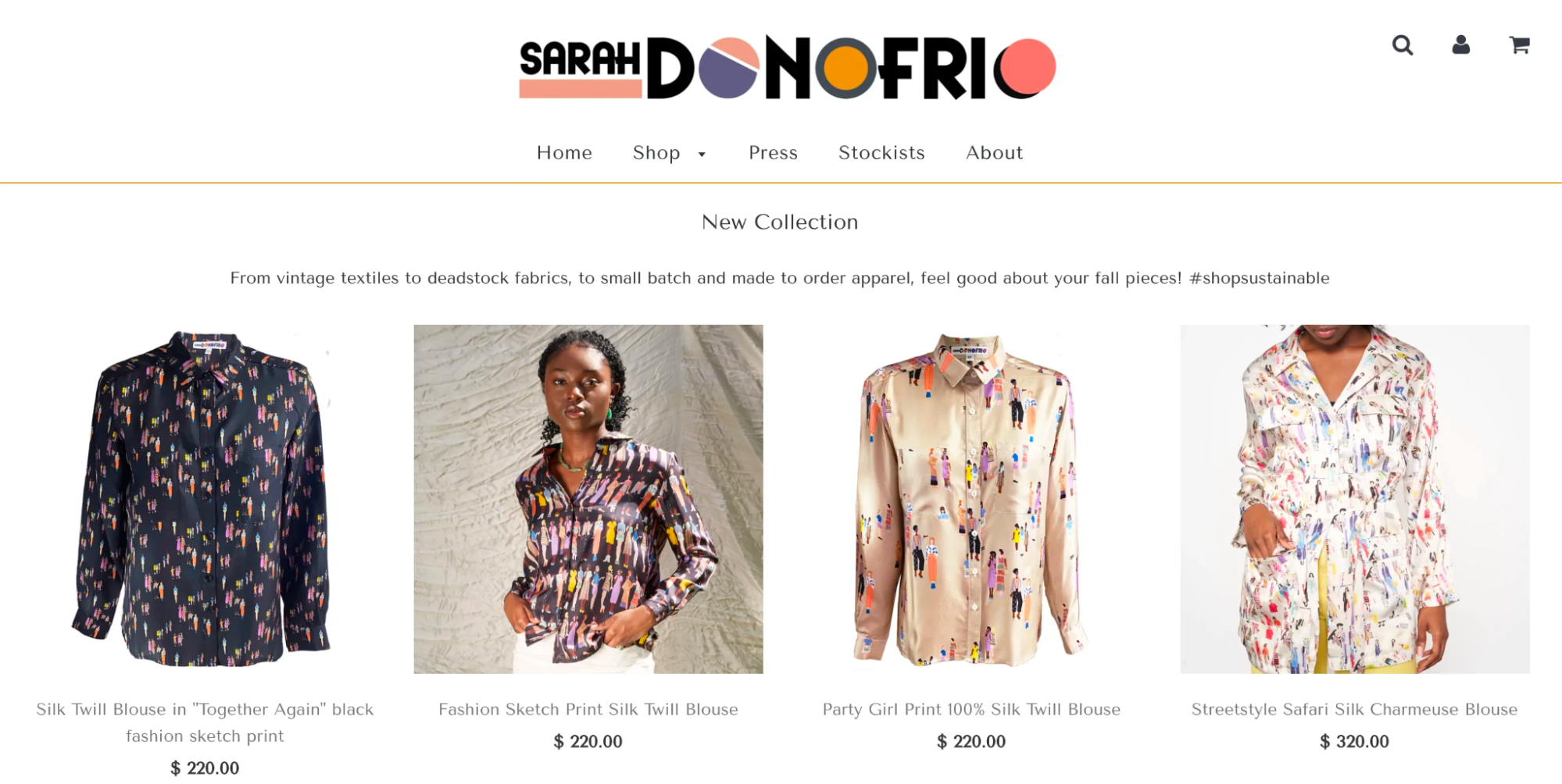 Image of products Sarah Donofrio designs and sells through her online store
