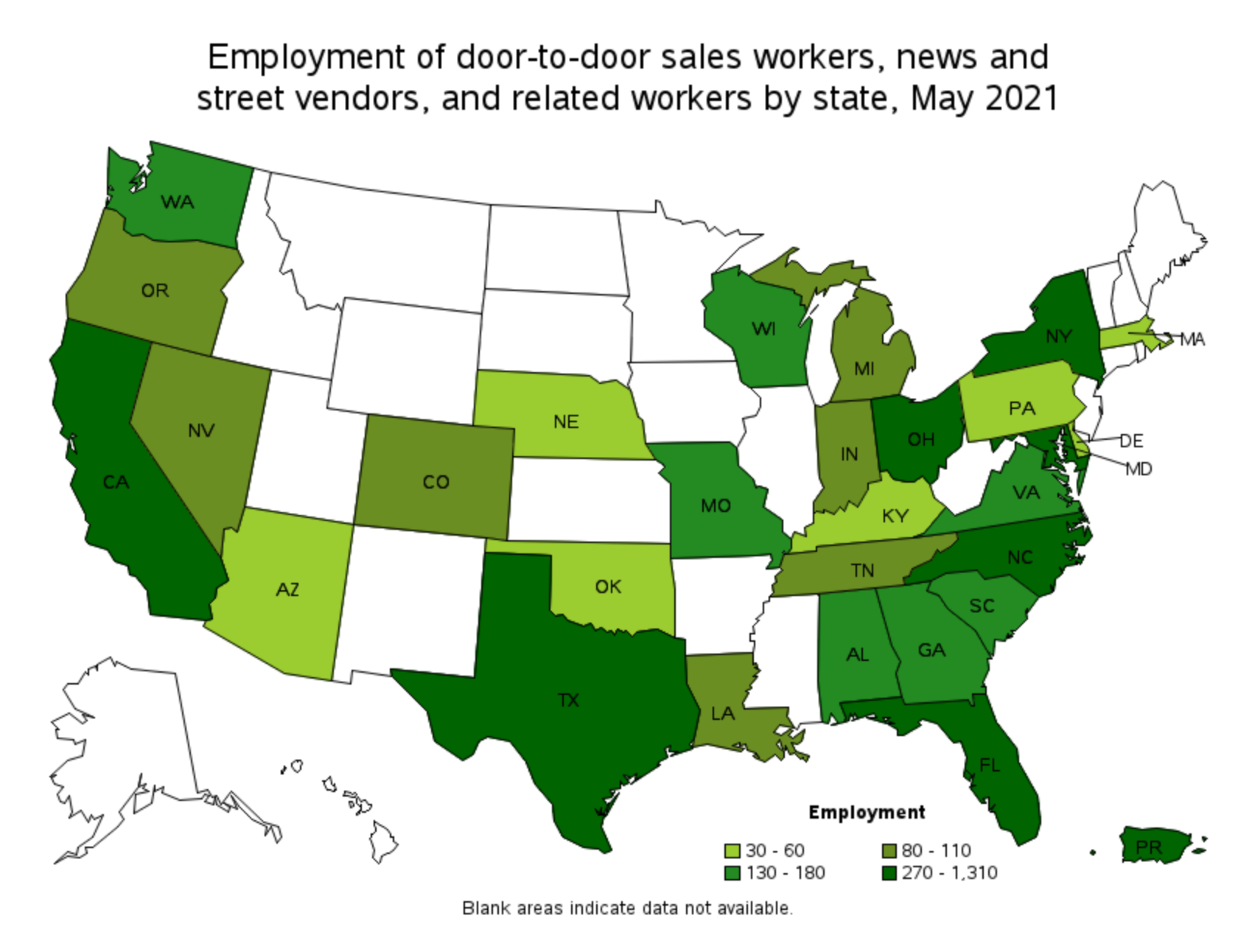 door to door sales stats