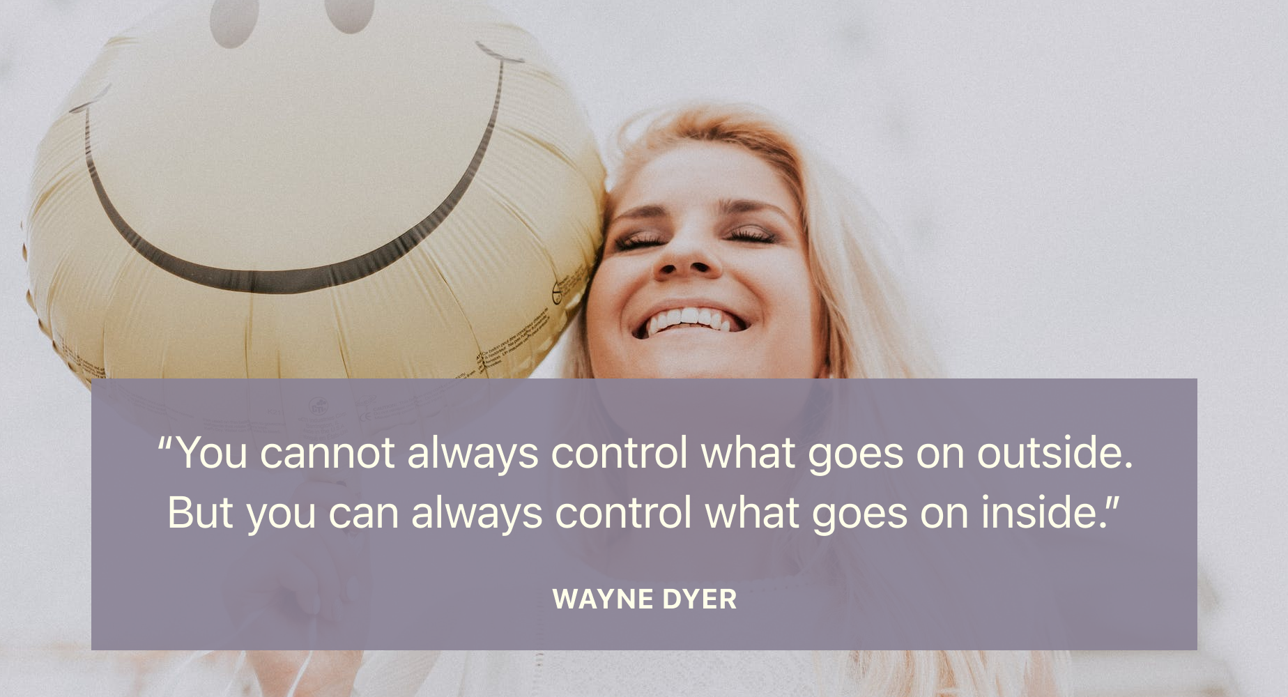 Motivational quote from Wayne Dyer