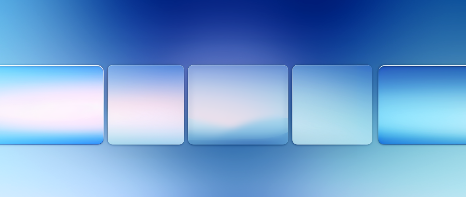 image of blue squares representing facebook ad templates