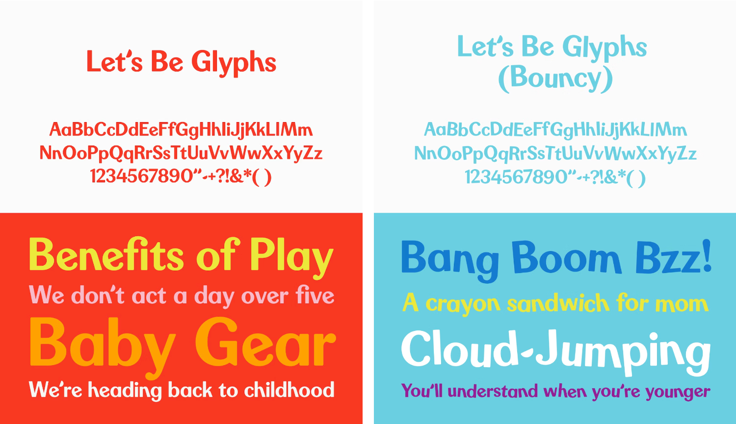 A font treatment examples from Fisher-Price's brand guidelines