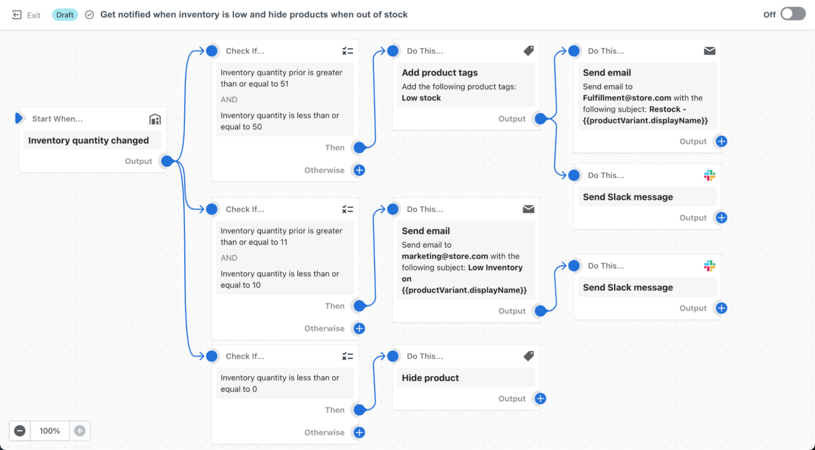 Flow can help with Inventory Management.