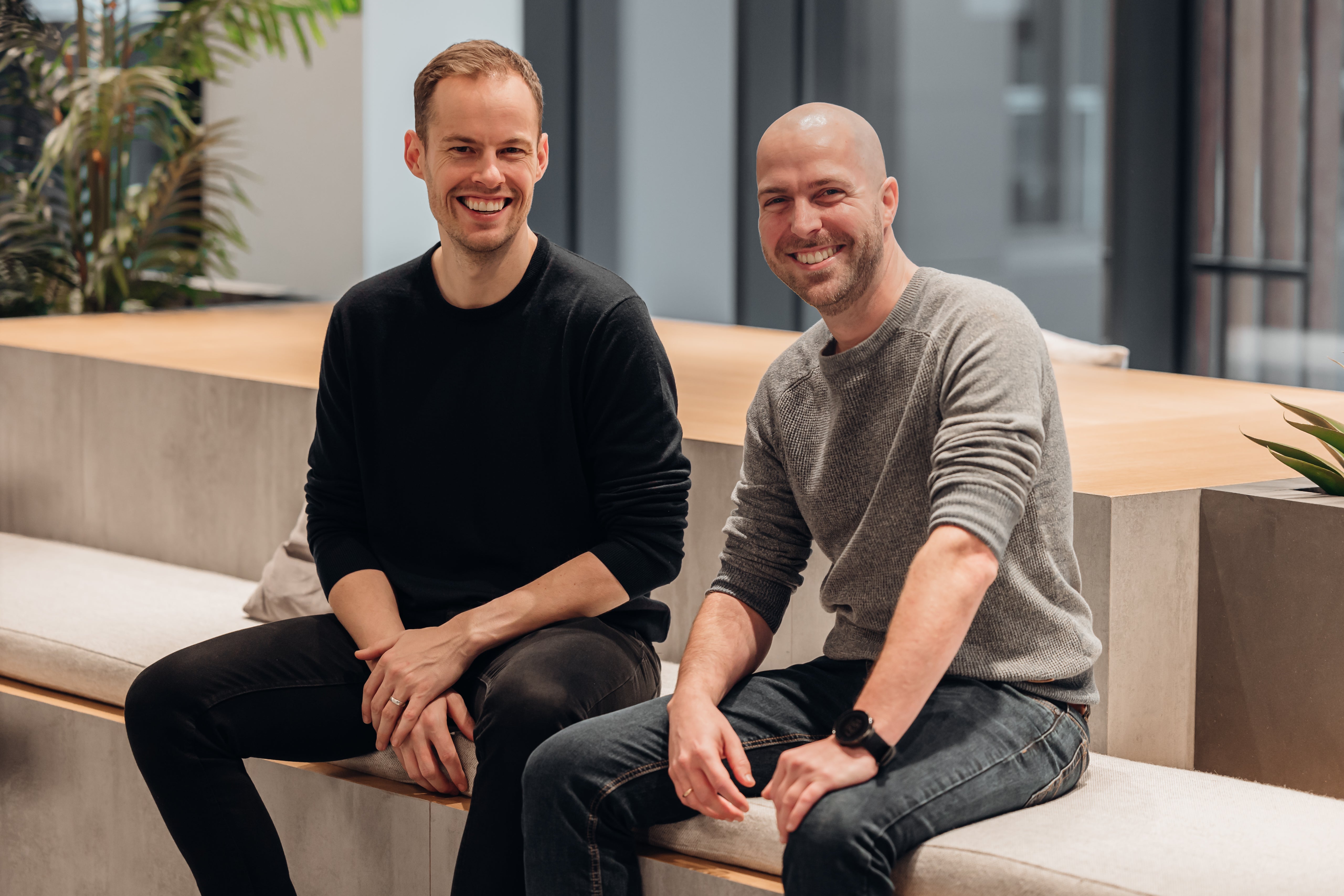 Loop Earplugs co-founders Maarten Bodewes (left), and Dimitri O (right). 