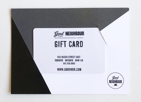 good neighbour gift card