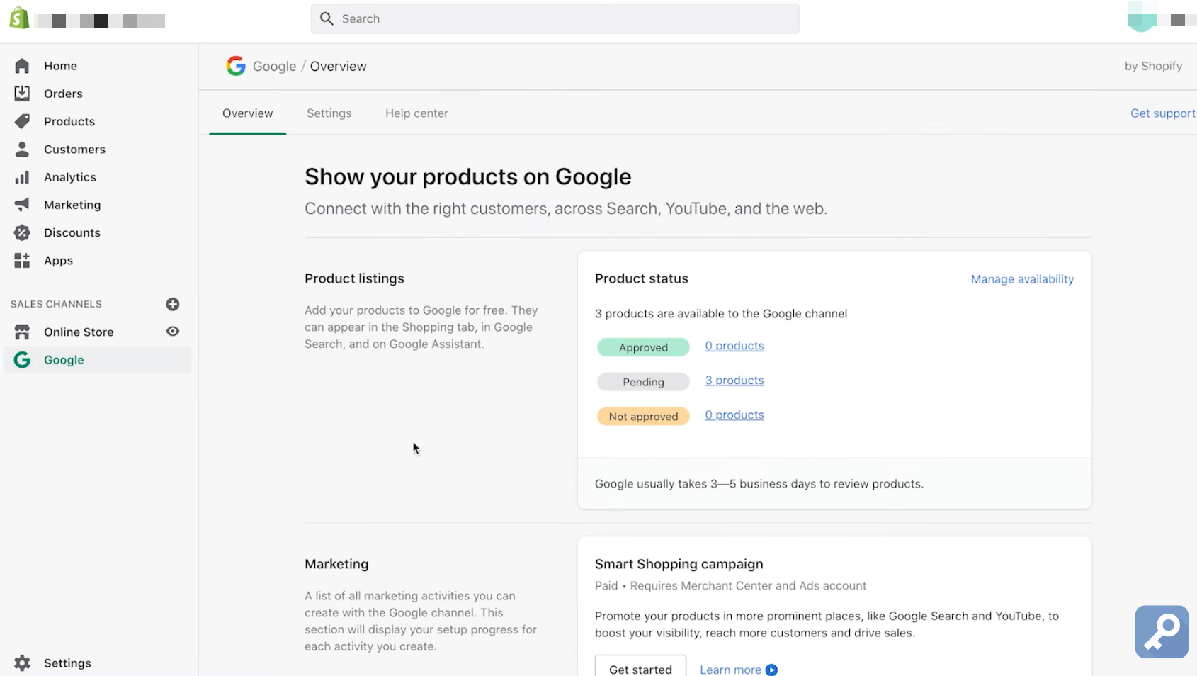 Add a checkout link for your products on the Google &  app on  Shopify - Google Merchant Center Help