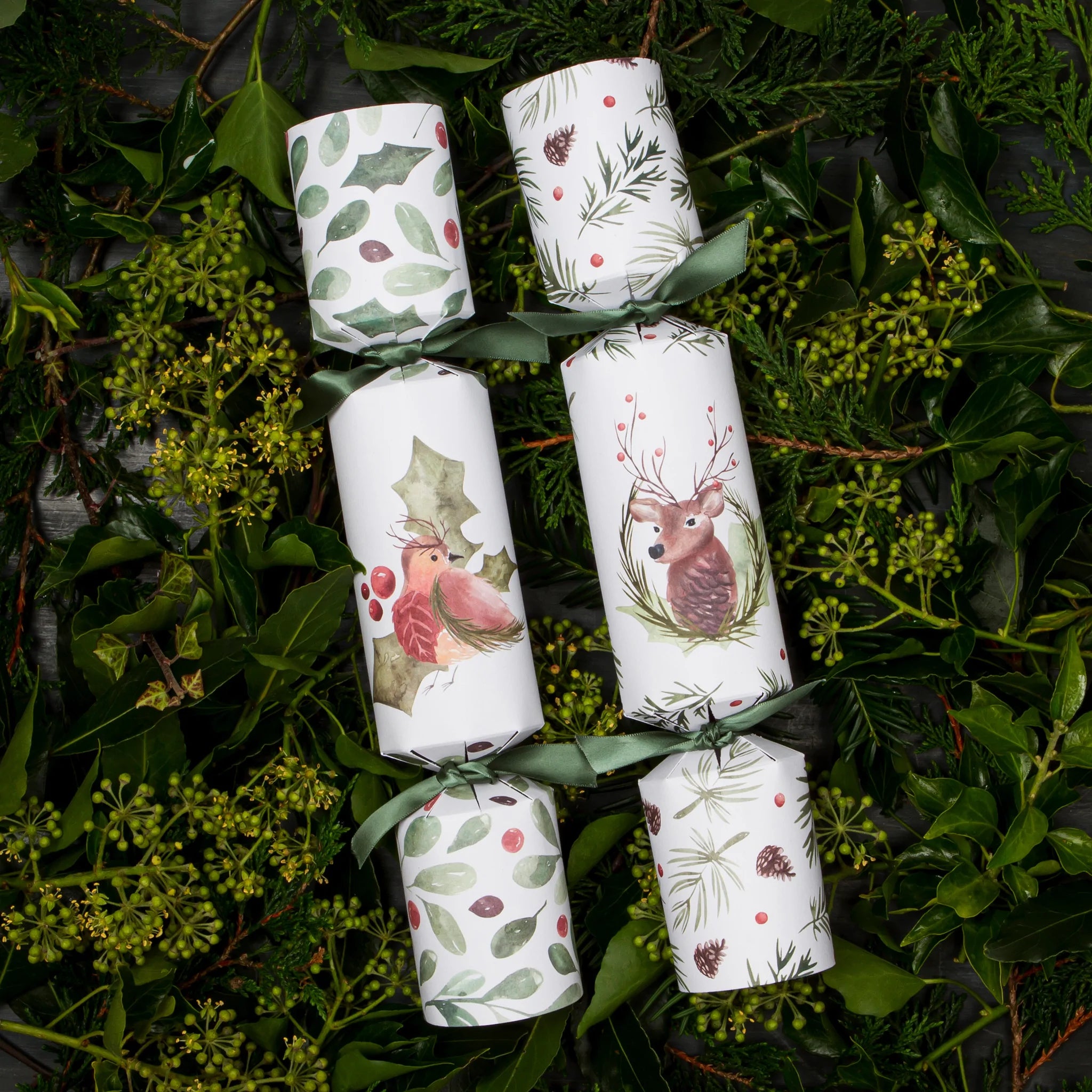 Photo of My Green Christmas products of crackers wrapped in holiday paper