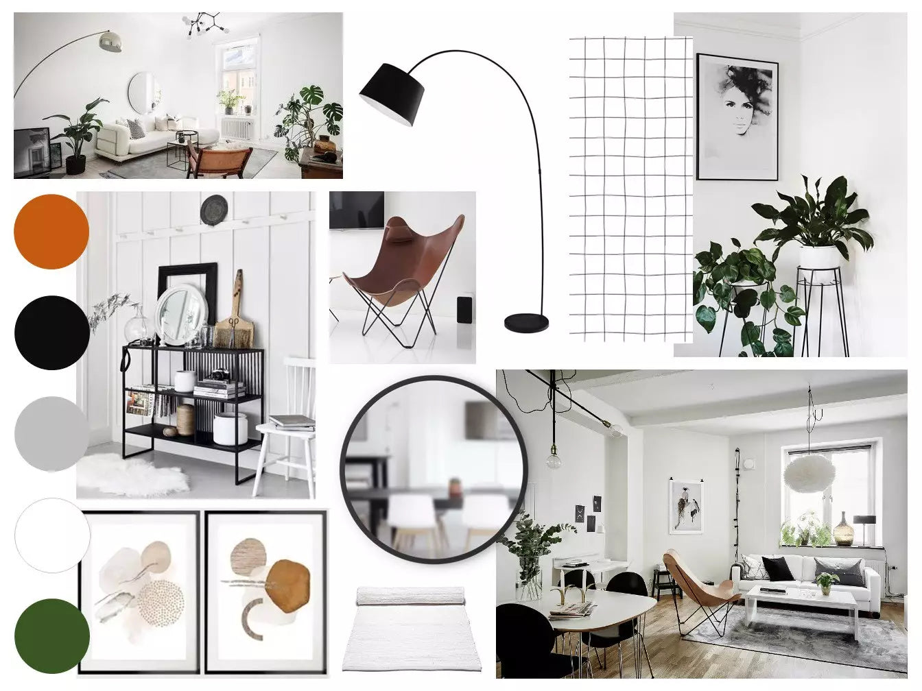 Commercial Office Interior Design Moodboard 