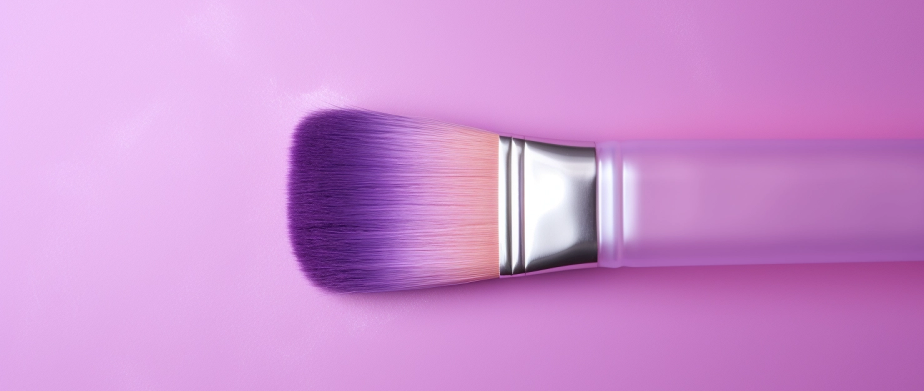 A paint brush with purple handle and bristles: make money as an artist