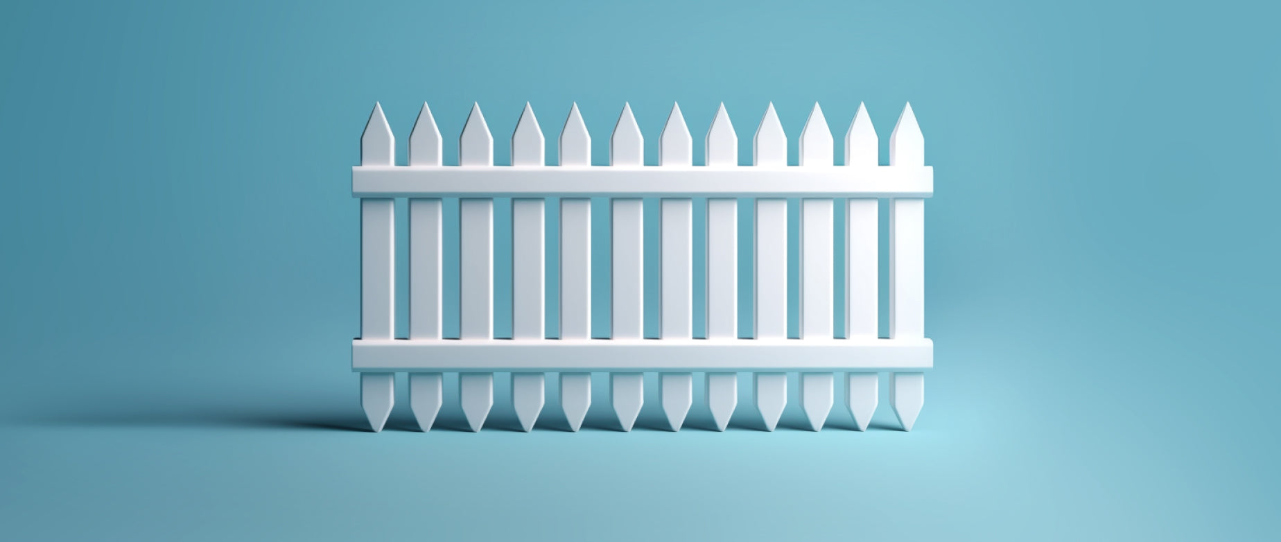 a white picket fence against a light blue background: how to set boundaries at work