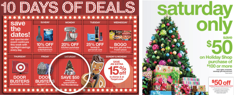 Screenshot of Target's 10 Days of Deals promotional graphic