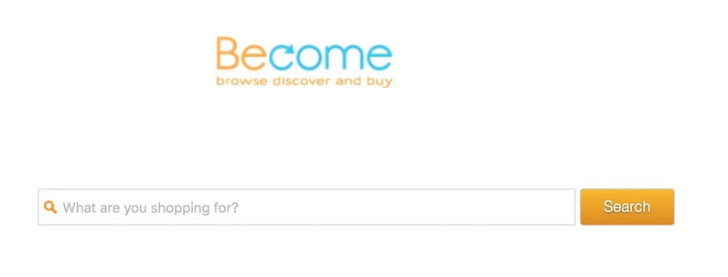 Become Price comparison website with search bar and Become logo.