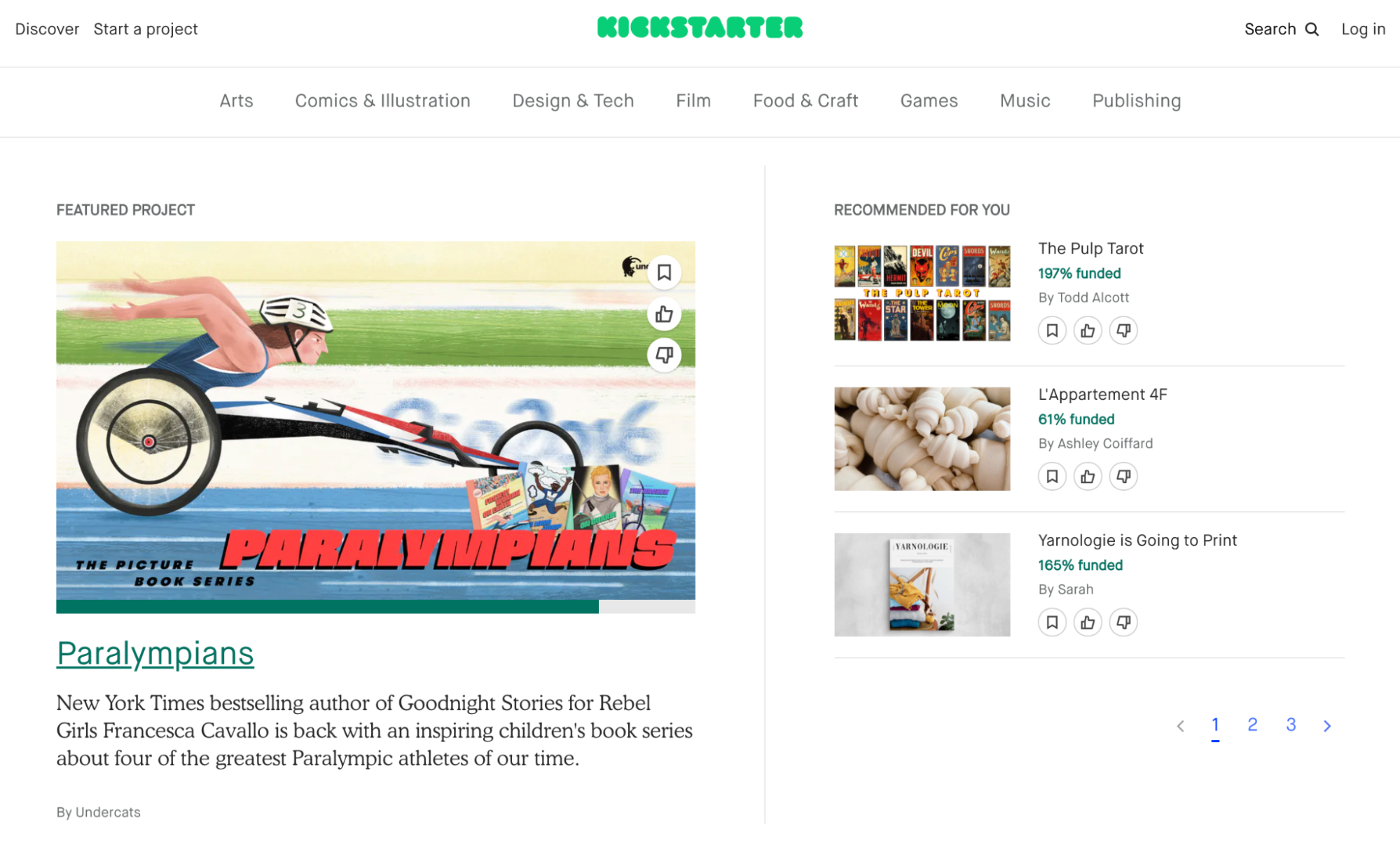 kickstarter crowdfunding site