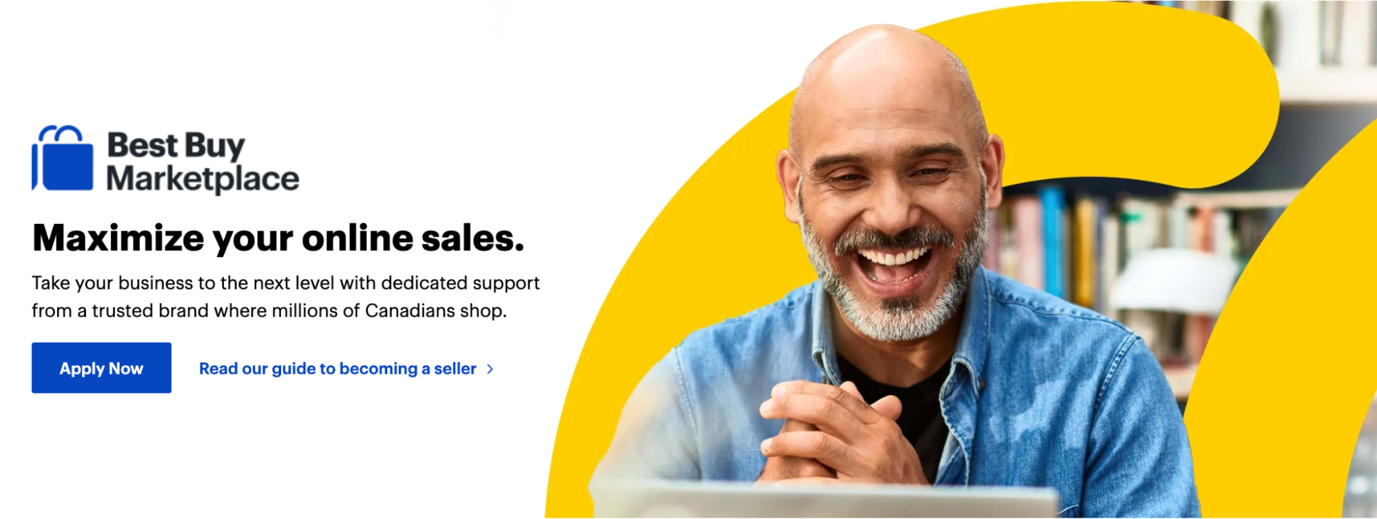 Screenshot of Best Buy Marketplace banner