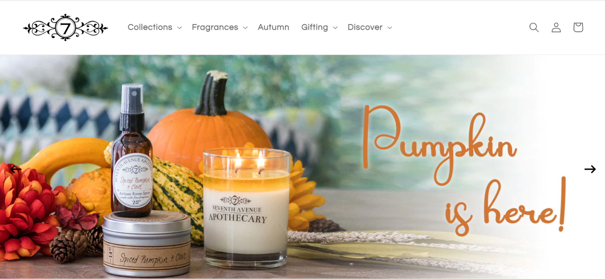 Image of Seventh Avenue Apothecary’s website homepage