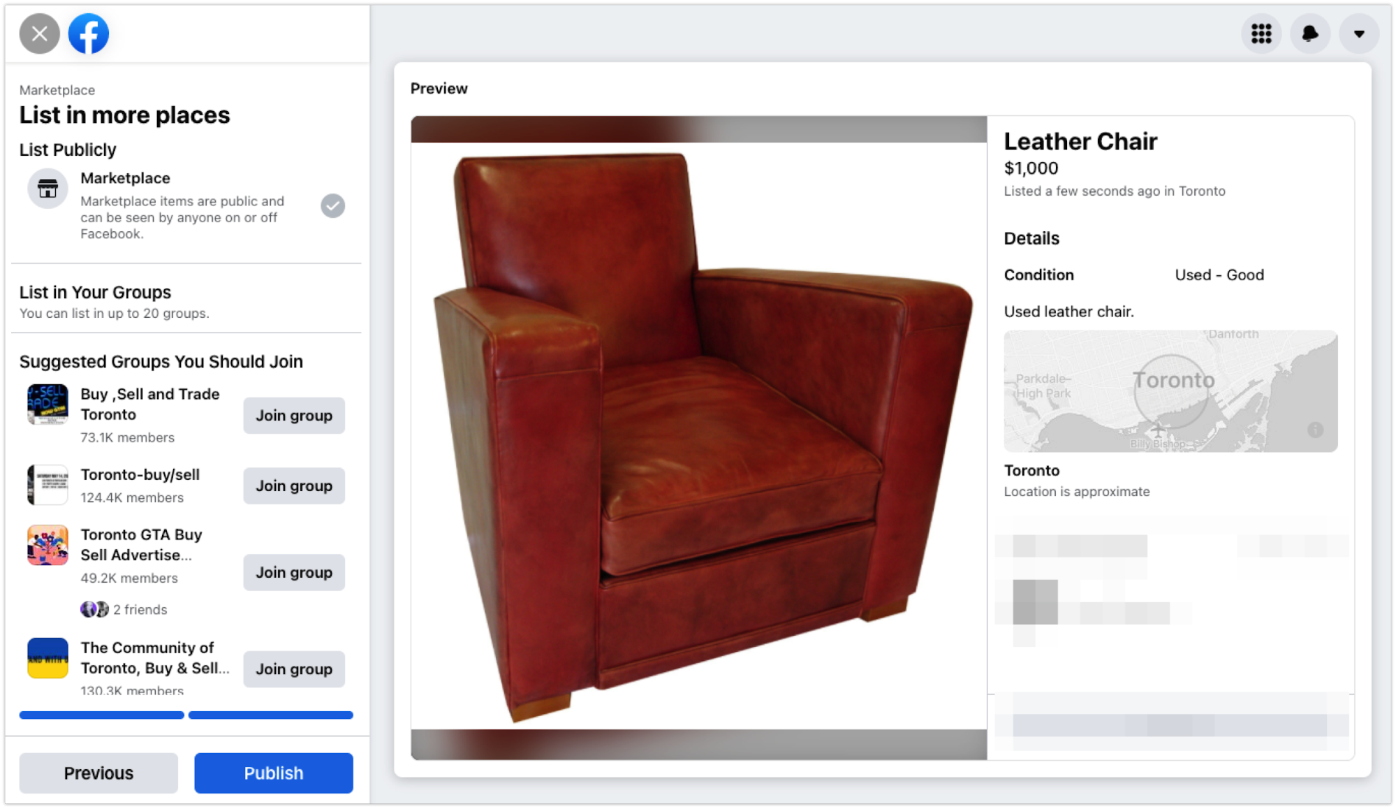 listing-for-leather-chair-before-publishing
