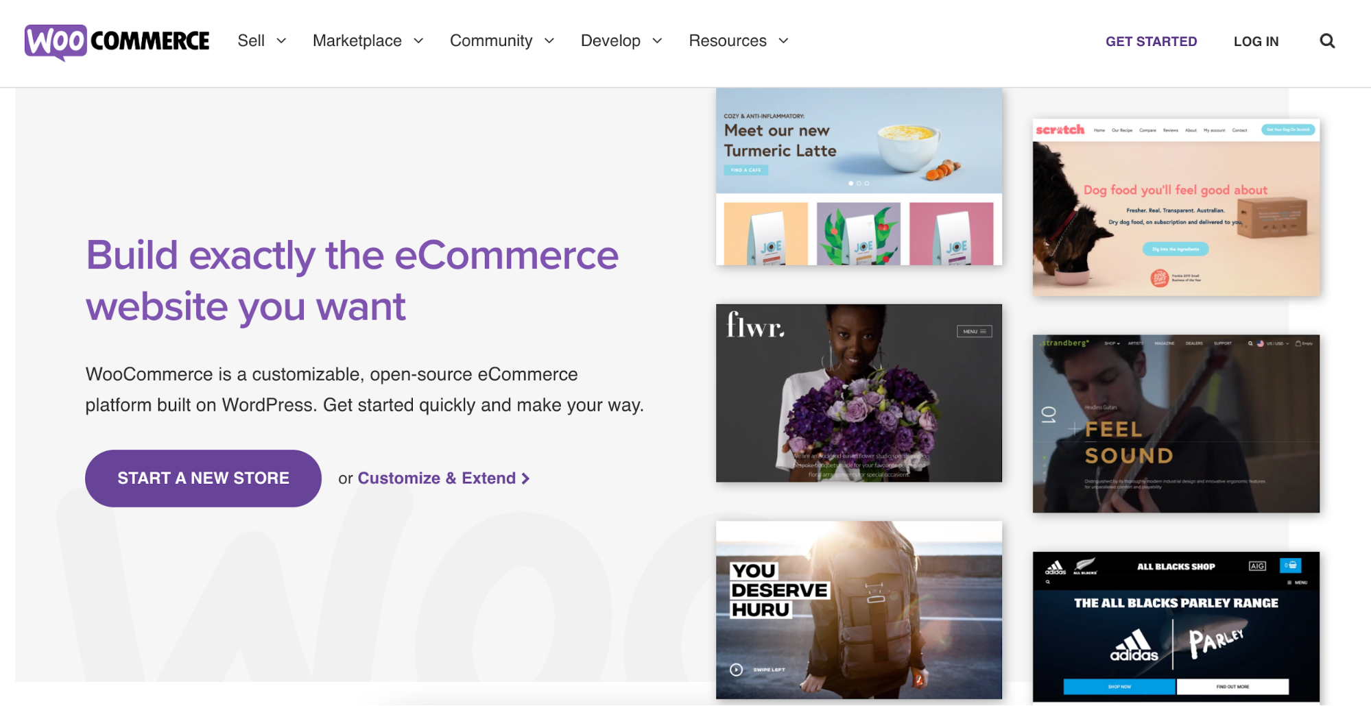 Woocommerce homepage