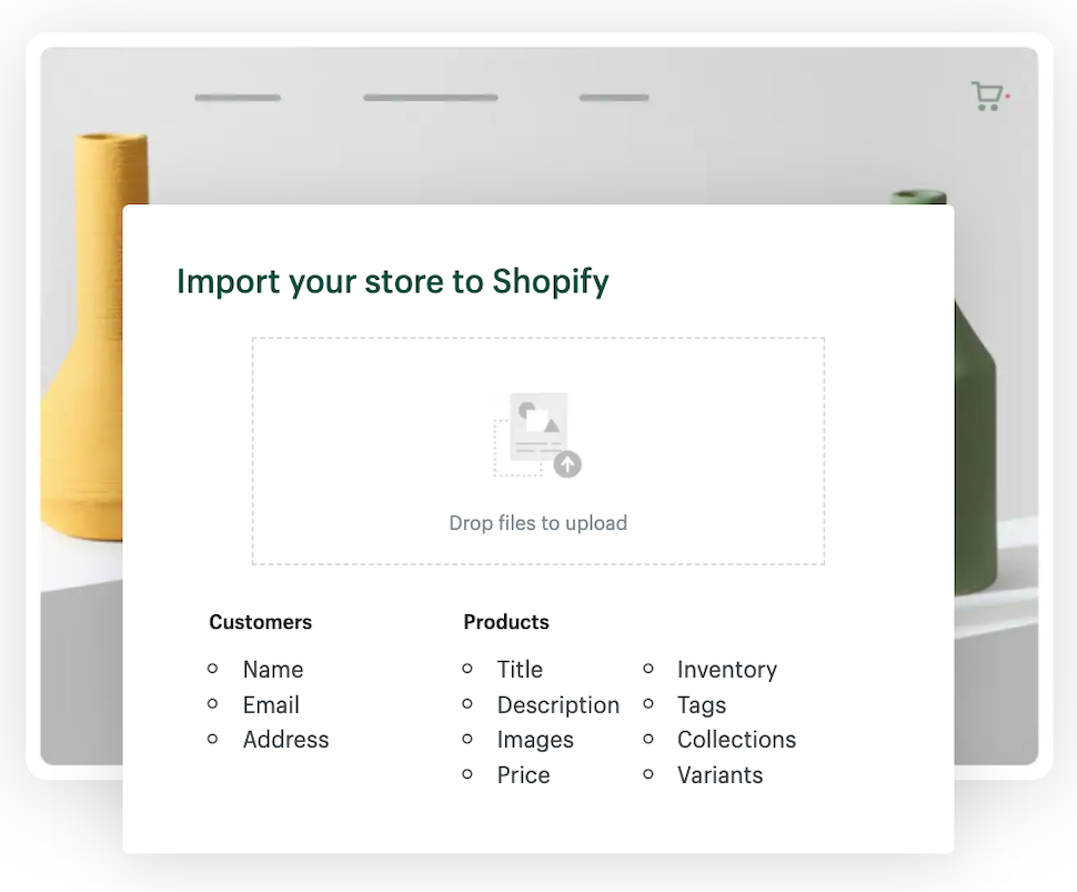 import domain to Shopify