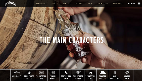 jack daniel's product line