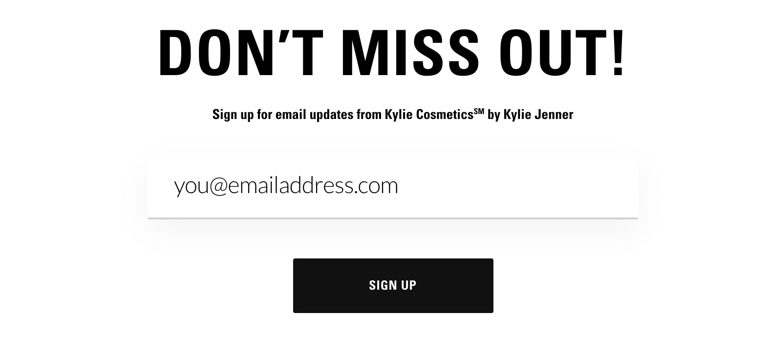 Kylie Cosmetics loss aversion