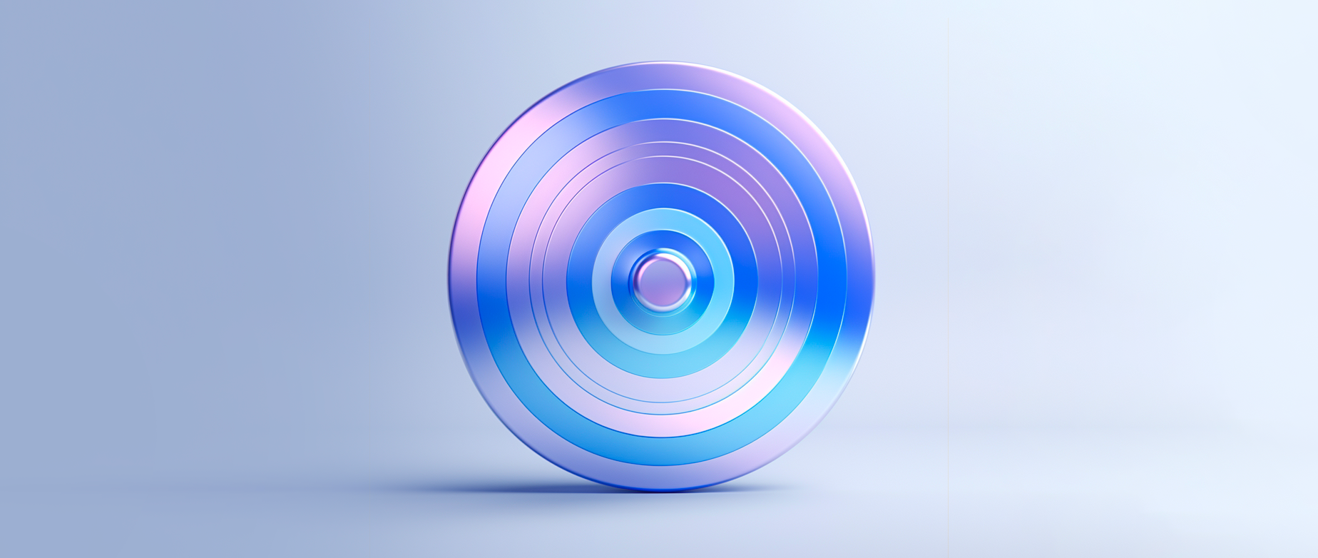 a blue and purple target representing a lean business plan