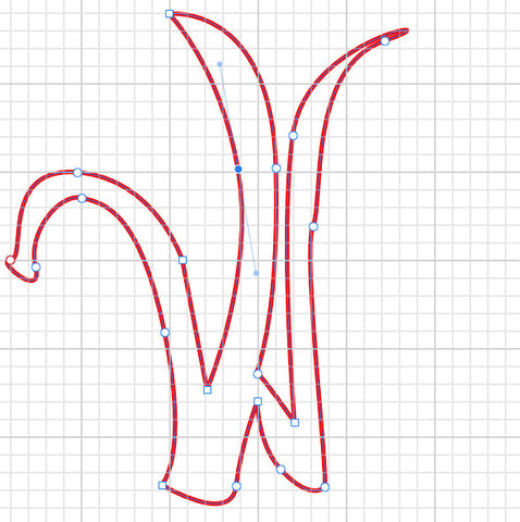 W variant in logo 