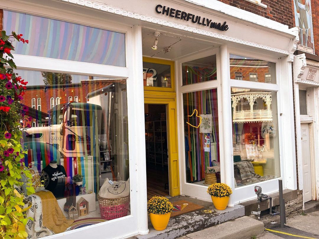 The storefront of Cheerfully Made