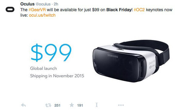 Oculus black friday promo