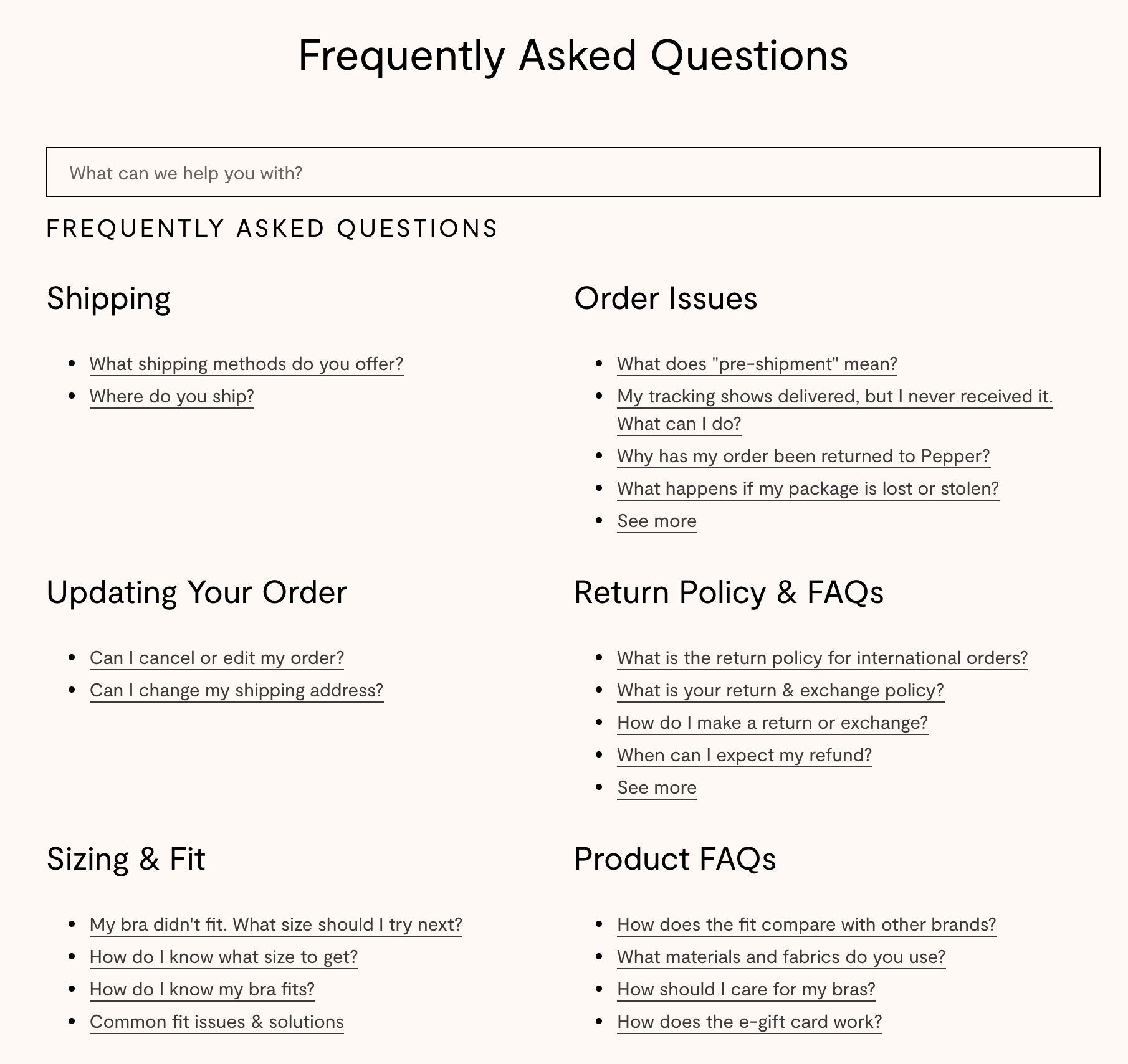 FAQ's