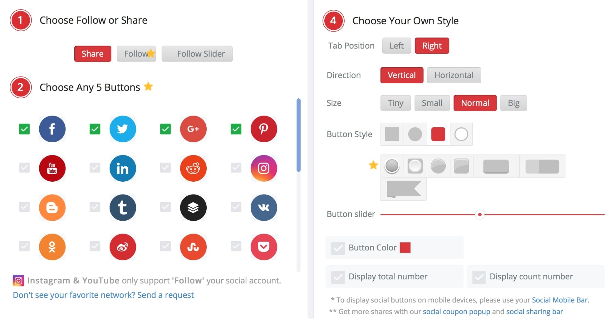 adding pinterest share buttons