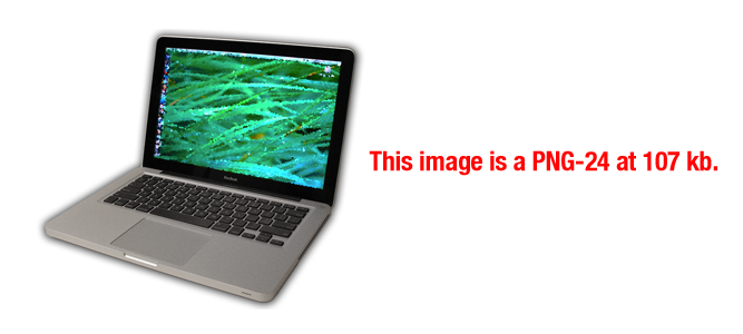 Ottimizzare foto e immagini sui motori di ricerca formato PNG-24