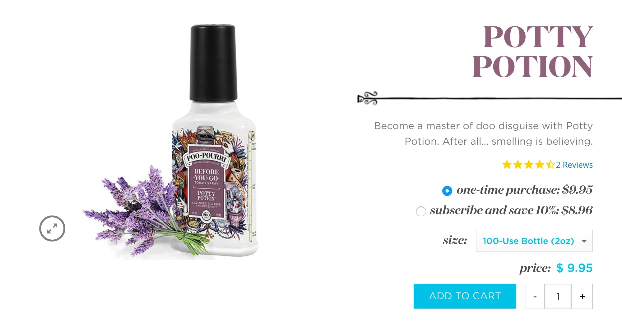 poo pouri bias usage