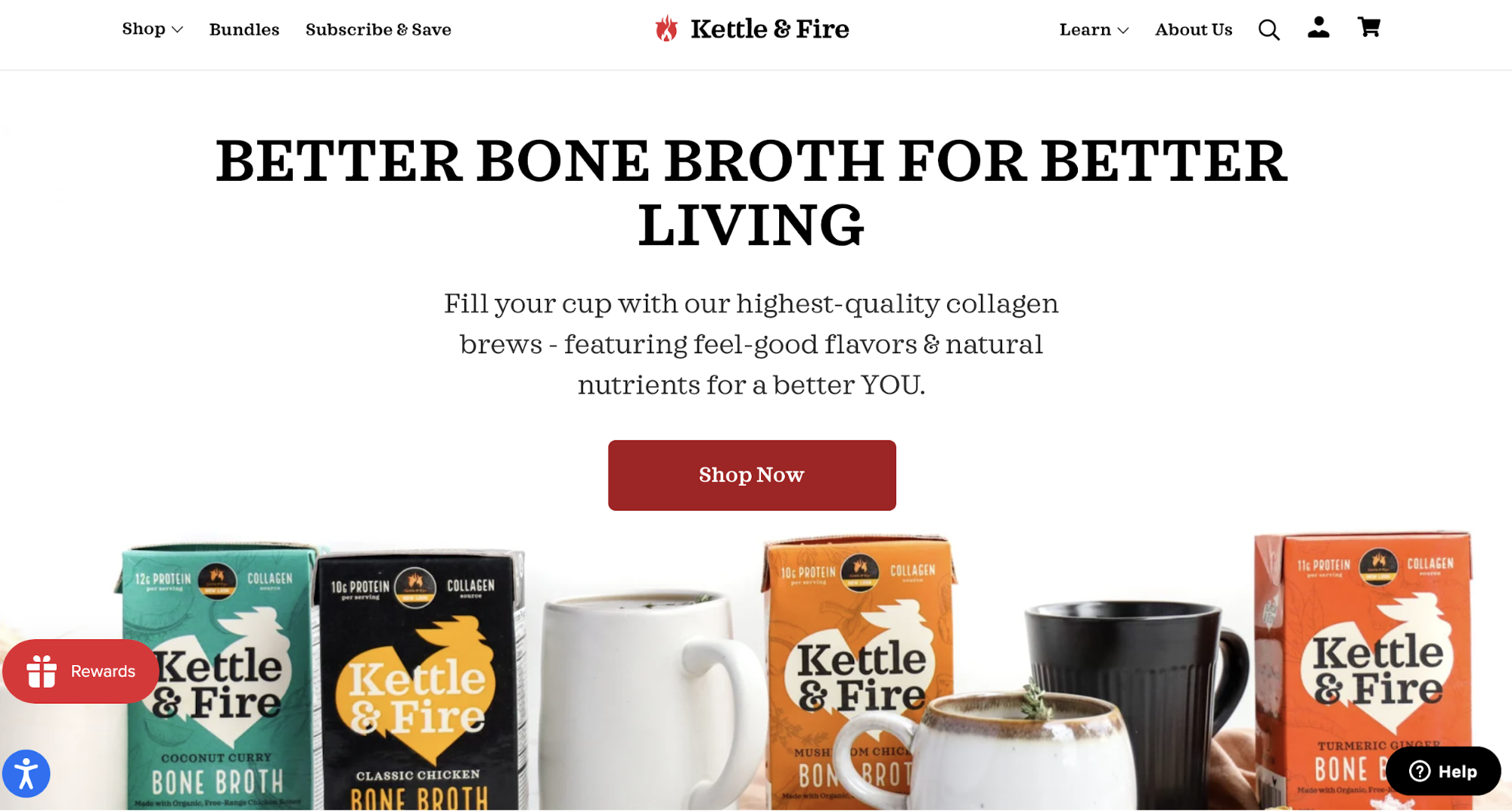 kettle and fire bone broth