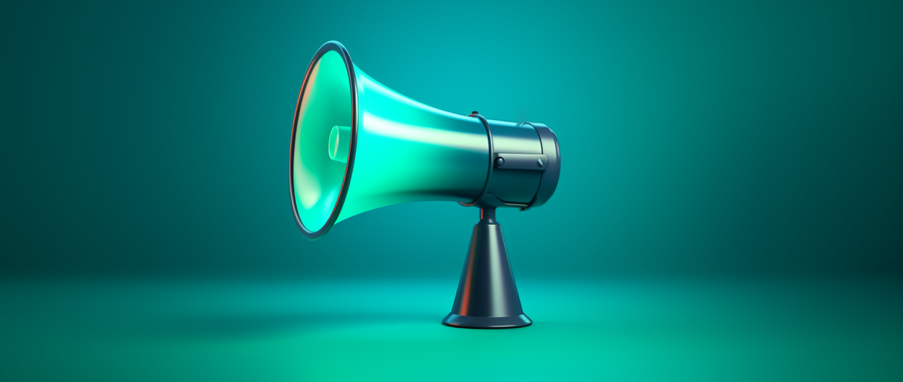 a megaphone: product launch press release