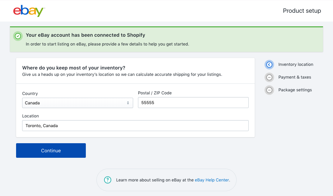 Configure your eBay policies