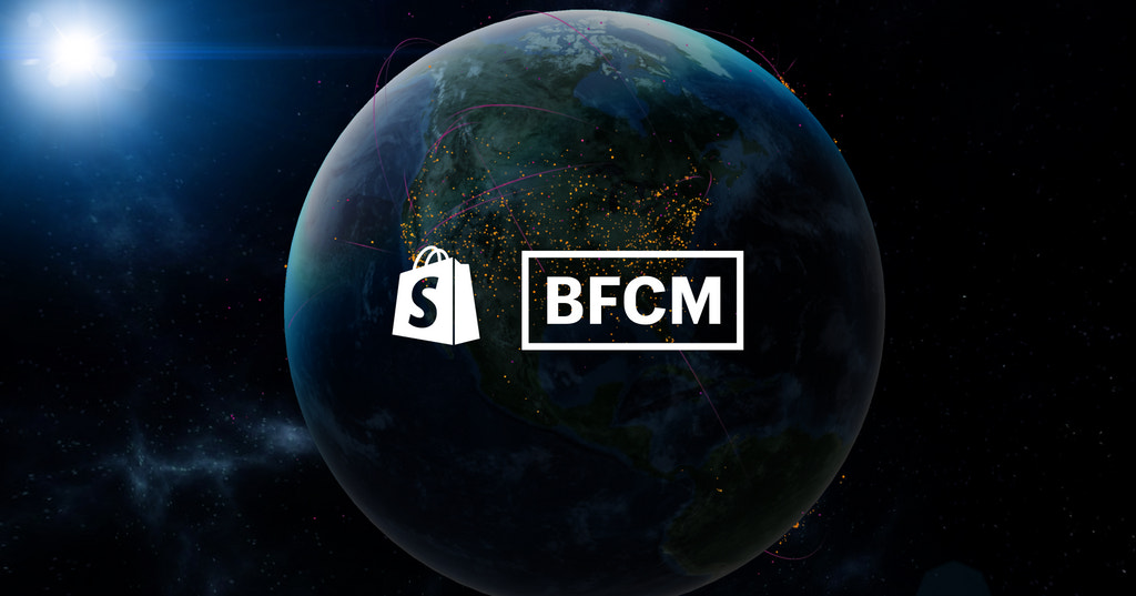 Shopify为BFCM制作的实时地图