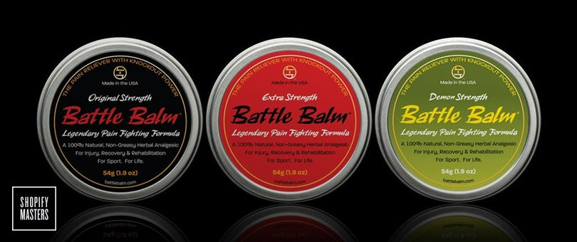 battle balm on shopify masters podcast