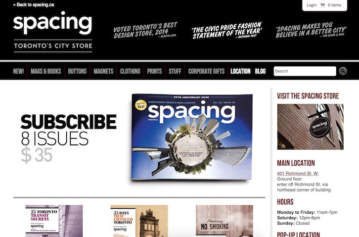Spacing | 50 negozi Shopify