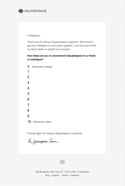 squarespace email