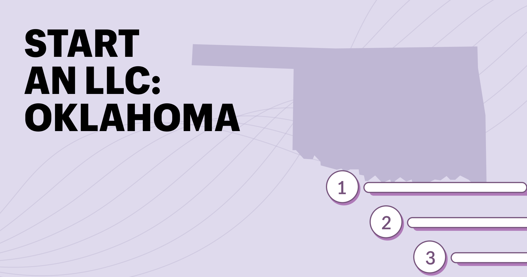 start an llc in Oklahoma on an outline of Oklahoma