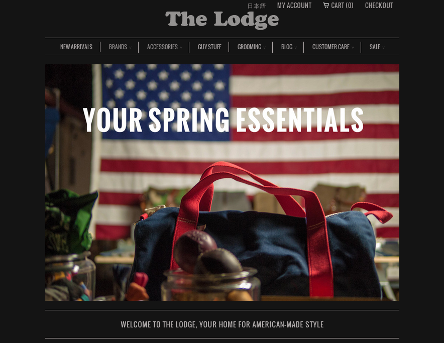 Lodge has chosen to buy their products wholesale