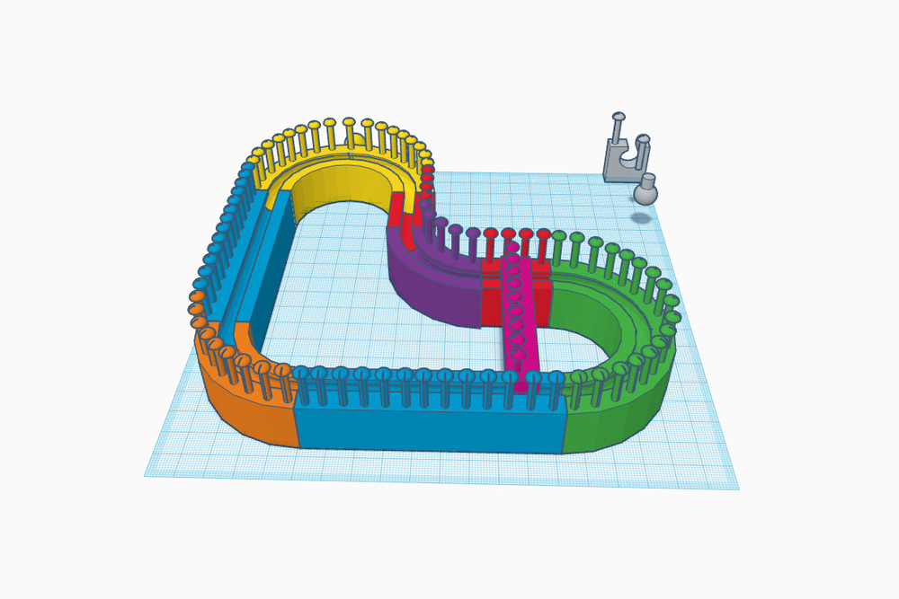 A 3D rendering created in Tinkercad