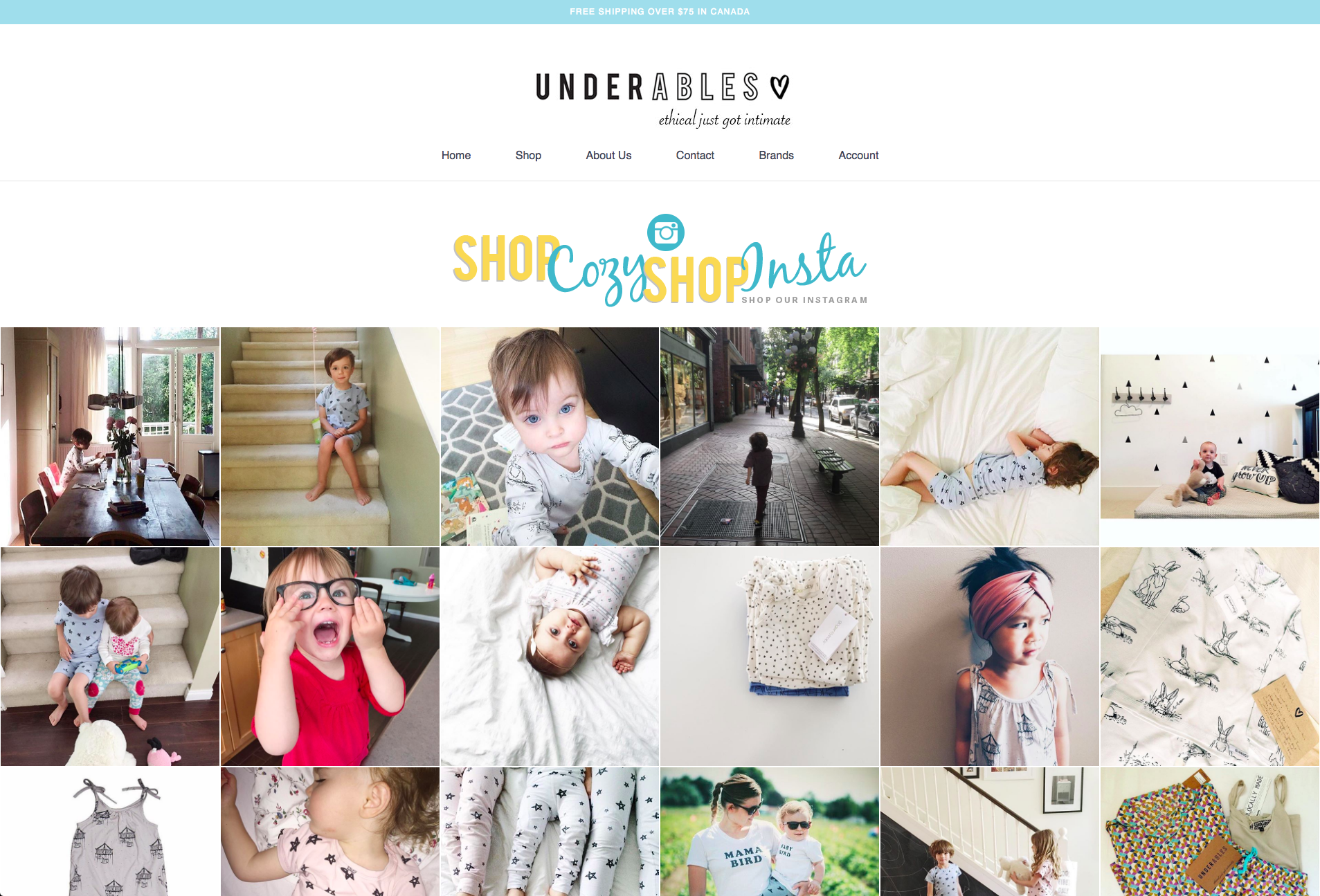 underables shoppable instagram