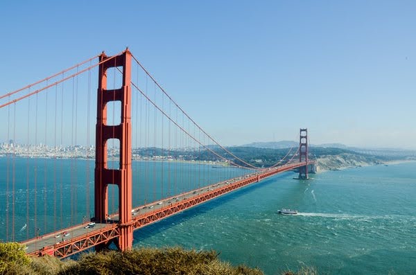 Image of the Golden Gate Bridge.