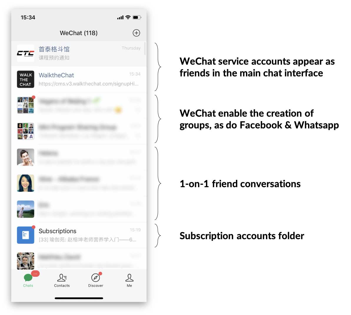 WeChat groups above 100 people. How to create them? - WalktheChat