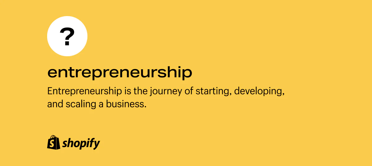 What is entrepreneurship definition