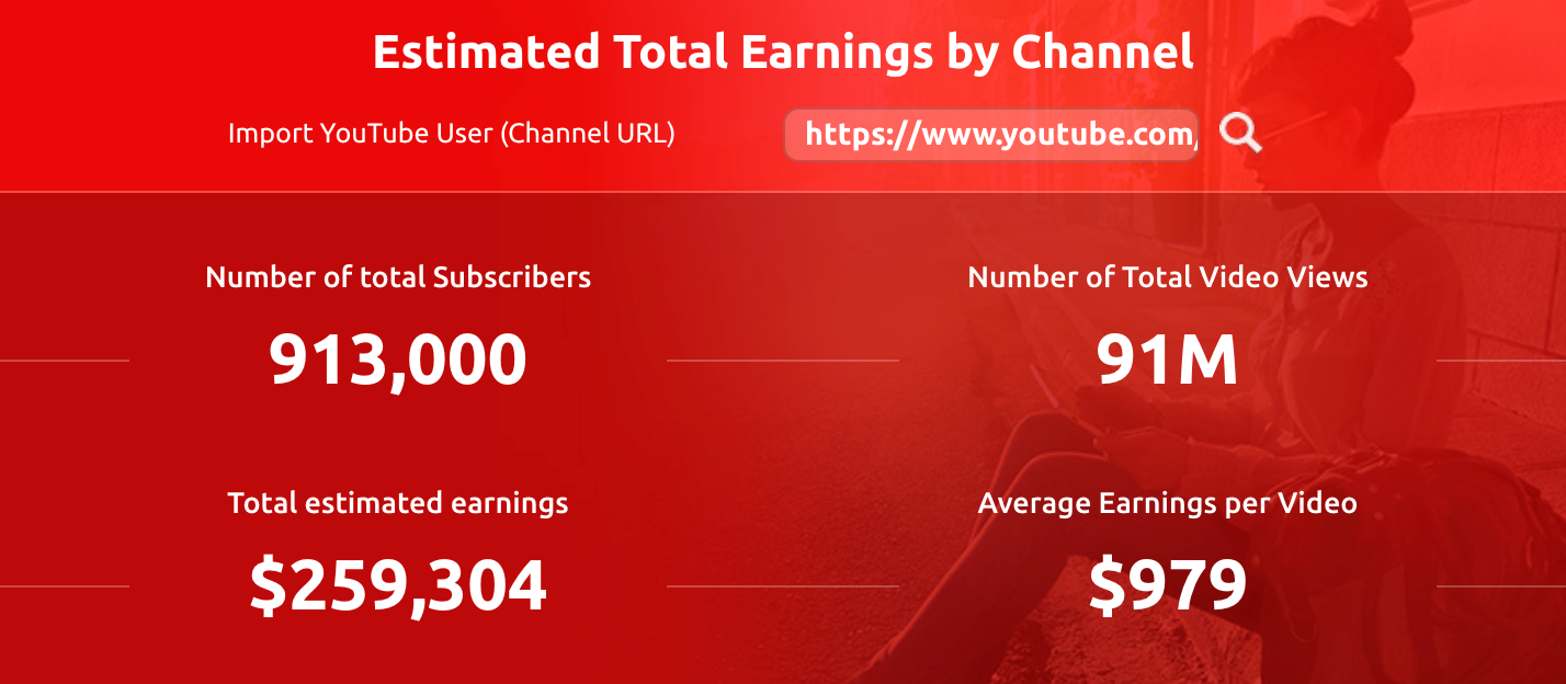 youtube estimated earnings