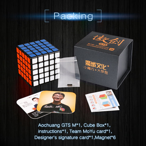 YJ8222 MoYu AoChuang 5x5x5 Magic Cube Speed Cube 62mm